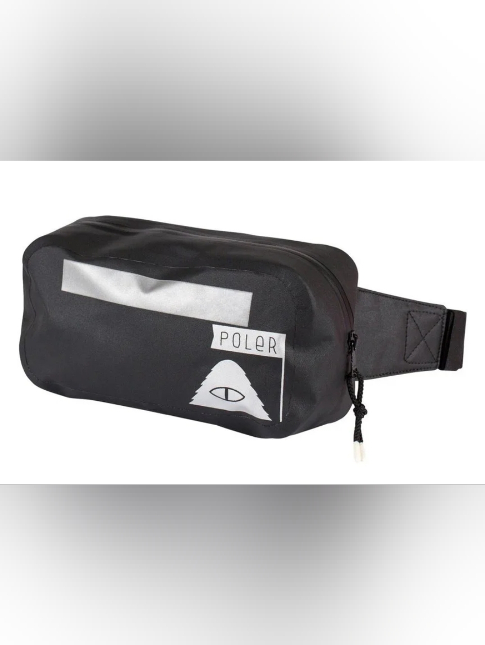 Poler High & Dry Waterproof Rover Fanny Pack Crossbody Bag Black 4l